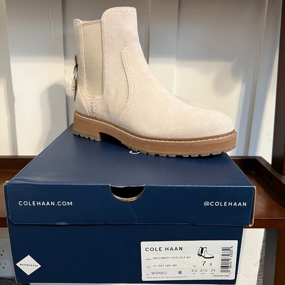 COLE HAAN GREENWICH WATERPROOFED CHELSEA BOOT SIZE 7 - Picture 7 of 7